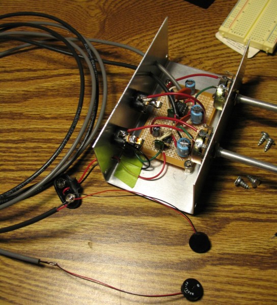 Plate Reverb - piezo amplifier version 1